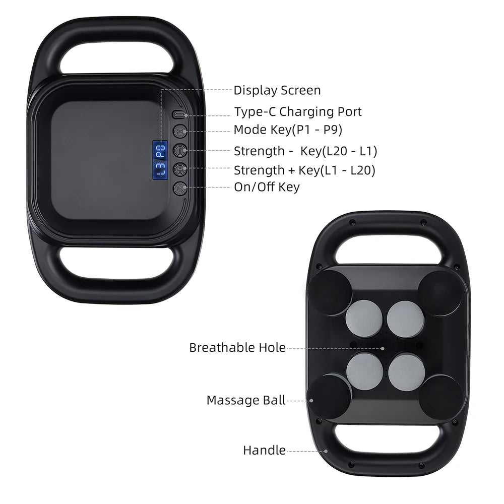 Deep Tissue Electric Massager - Professional Muscle Recovery Device Body Shaping Massage Equipment Tidesmit