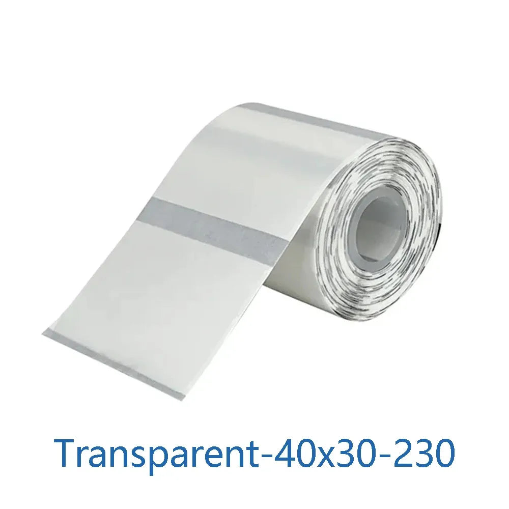 Marklife P50 Transparent Barcode Printing Label Paper, Self-Adhesive Waterproof Self-Adhesive Paper, Thermal Label Paper, Price