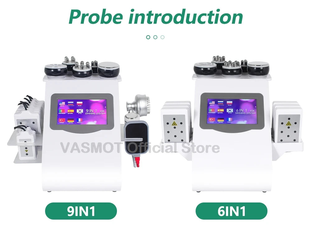 9-in-1 Ultrasonic Cavitation PMU Machine | Professional Skin & Beauty Kit Permanent Makeup Machines Tidesmit