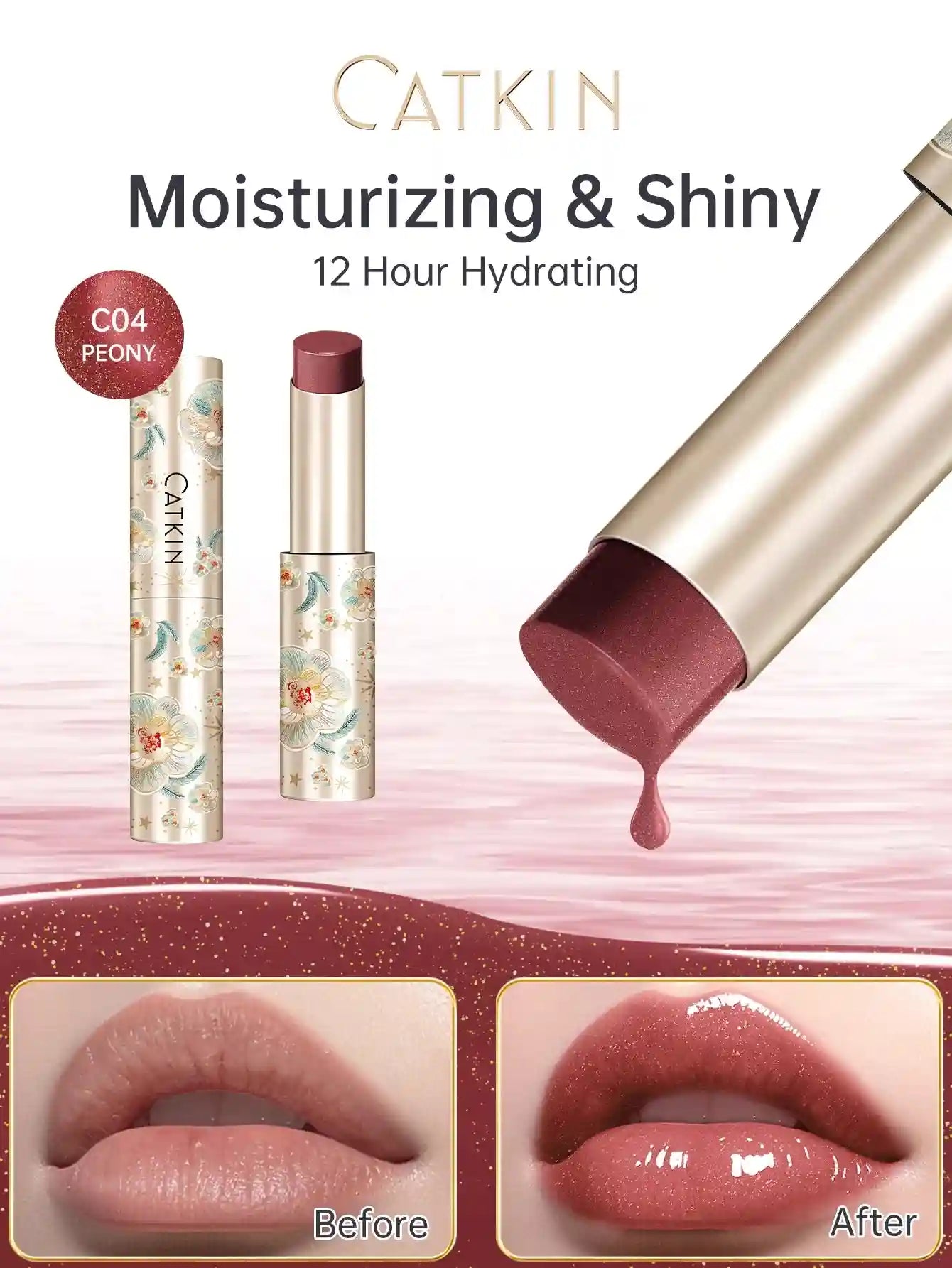 Moisturizing Tinted Lip Balm - Hydrating Lip Care with 6 Vibrant Shades Lip Care Tidesmit