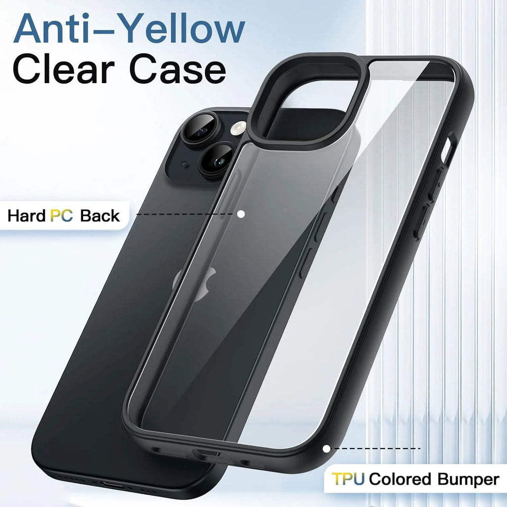 iPhone 16 Shockproof Transparent Case - Durable Military-Grade Protection Tidesmit