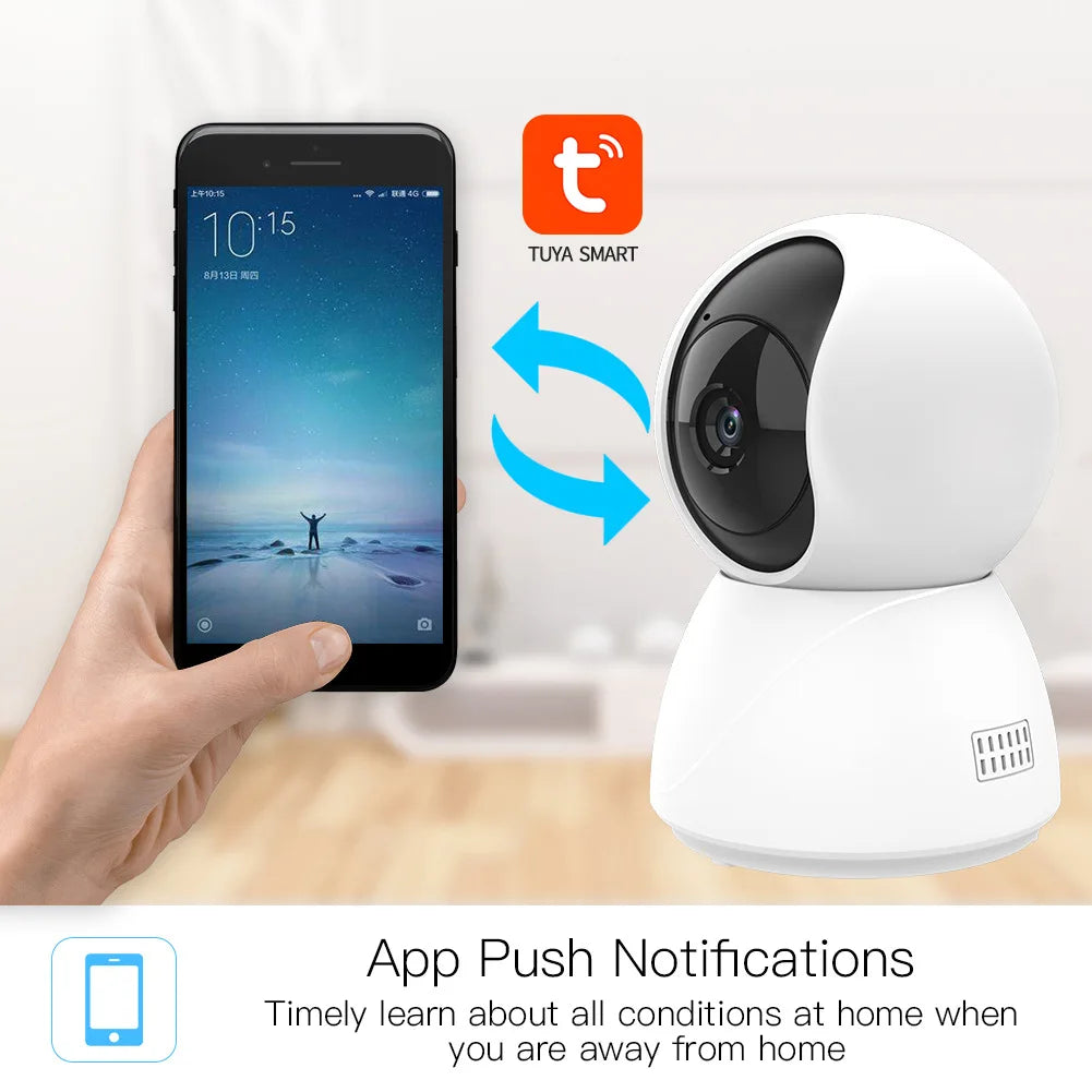 4MP 2K 400W Tuya Smart WiFi 355 IP Camera Indoor Wireless Surveillance Auto Tracking Human Home Security CCTV Baby Pet Monitor