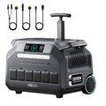 IEE P3200 Portable Power Station 2048Wh LiFePO4 Battery 3200W  (6400W Peak)  AC Output Solar Generator For Camping RV Home