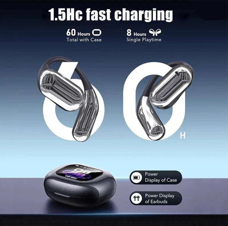 Tidesmit AI Translating Earbuds: 144 Languages Real-Time Touch Screen Tidesmit