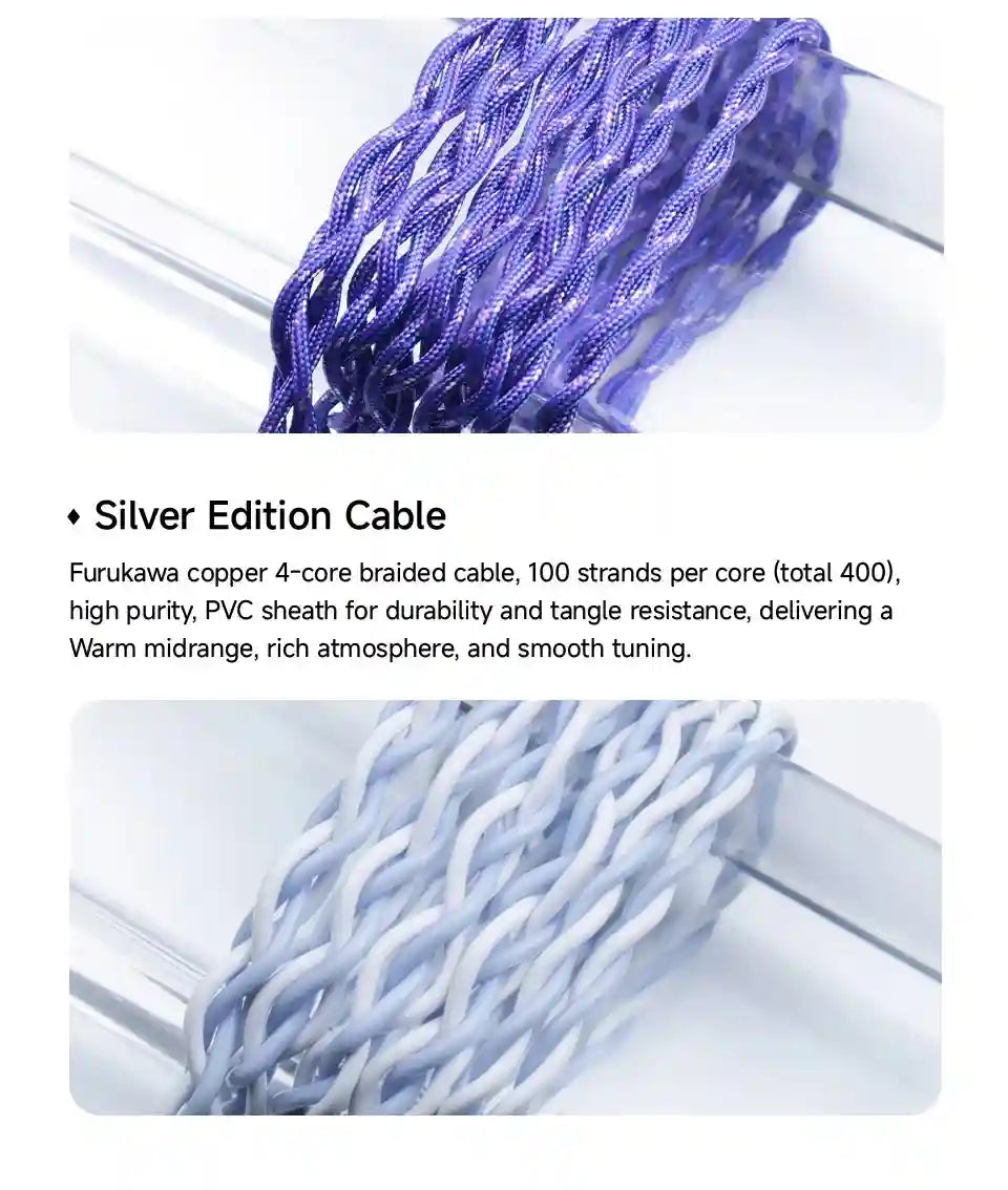 Planar In-Ear Monitors: NOZOMI 3-Unit Interchangeable Nozzle Earbuds Tidesmit