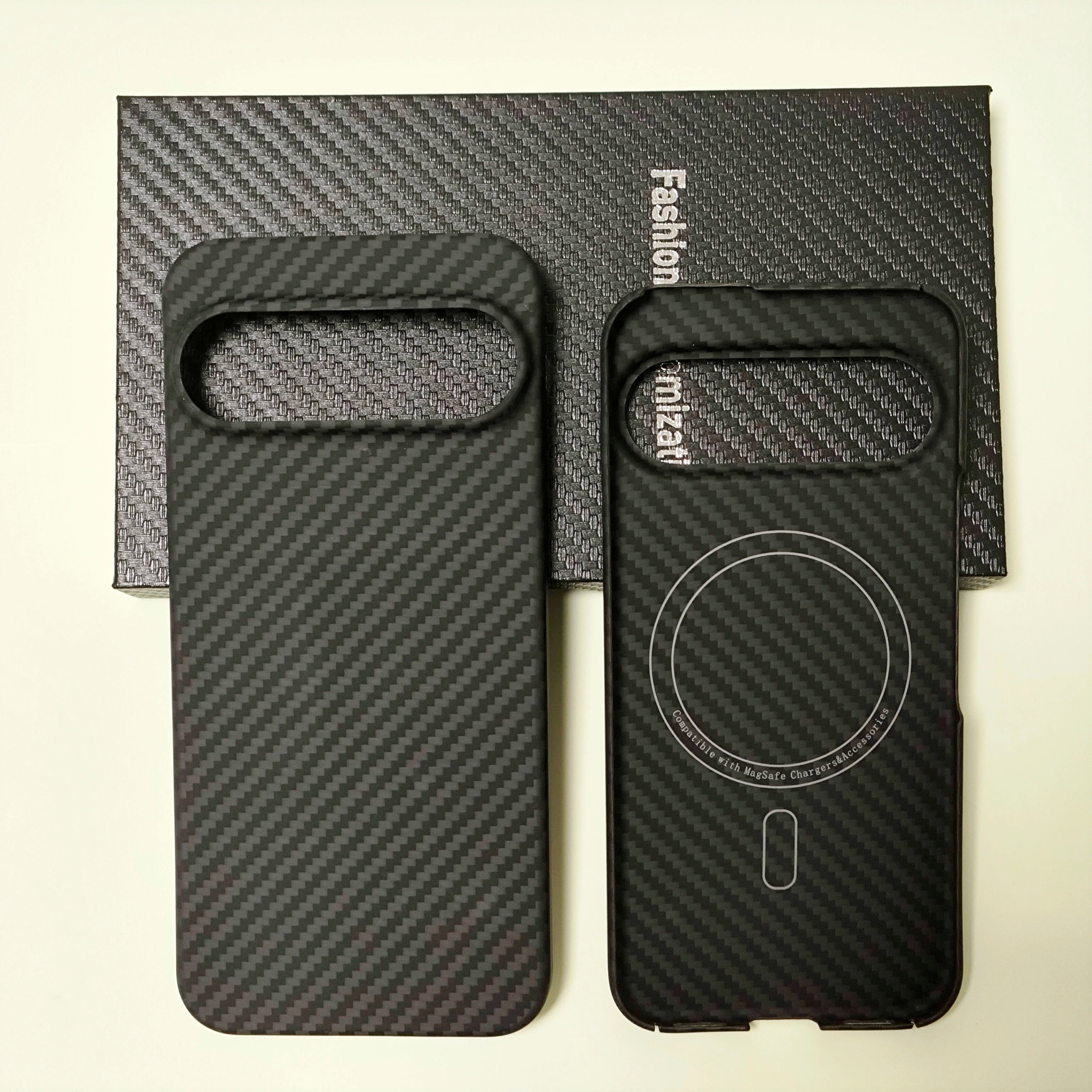 Google Pixel 10 Pro XL Carbon Fiber MagSafe Slim Case Magsafe 1500D Tidesmit