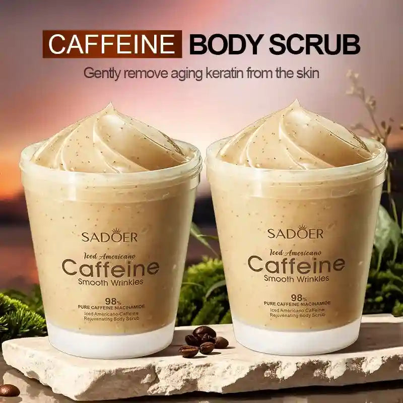 Iced American Coffee Body Scrub – Professional 220g Exfoliating Treatment Scrubs Treatments Tidesmit