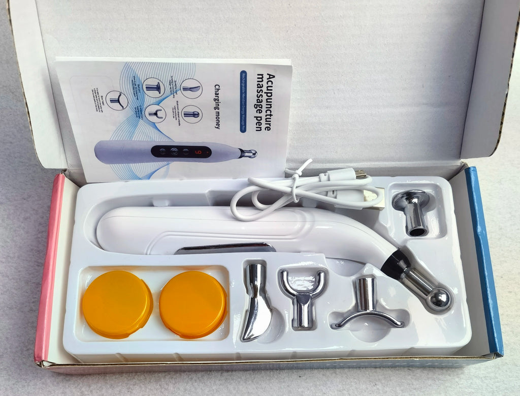 Electric Acupuncture Pen 5-in-1 Meridian Massage Tool HLKGO-LB02 Fascia Gun Tidesmit