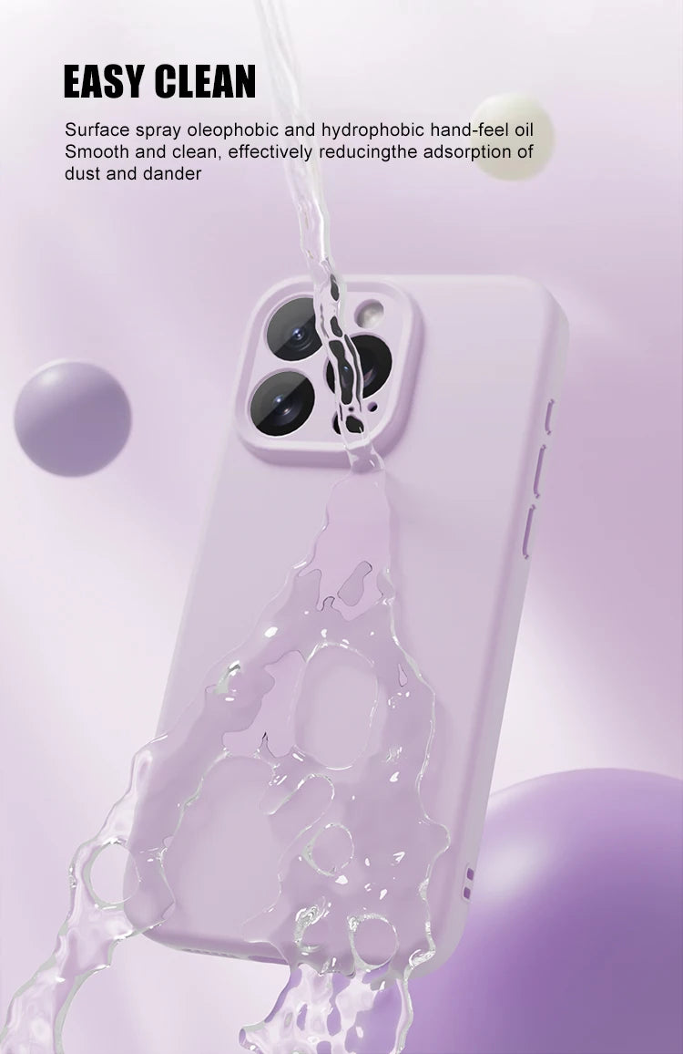 Magnetic iPhone 16 Case | Liquid Silicone Shock-Absorbing Cover Tidesmit