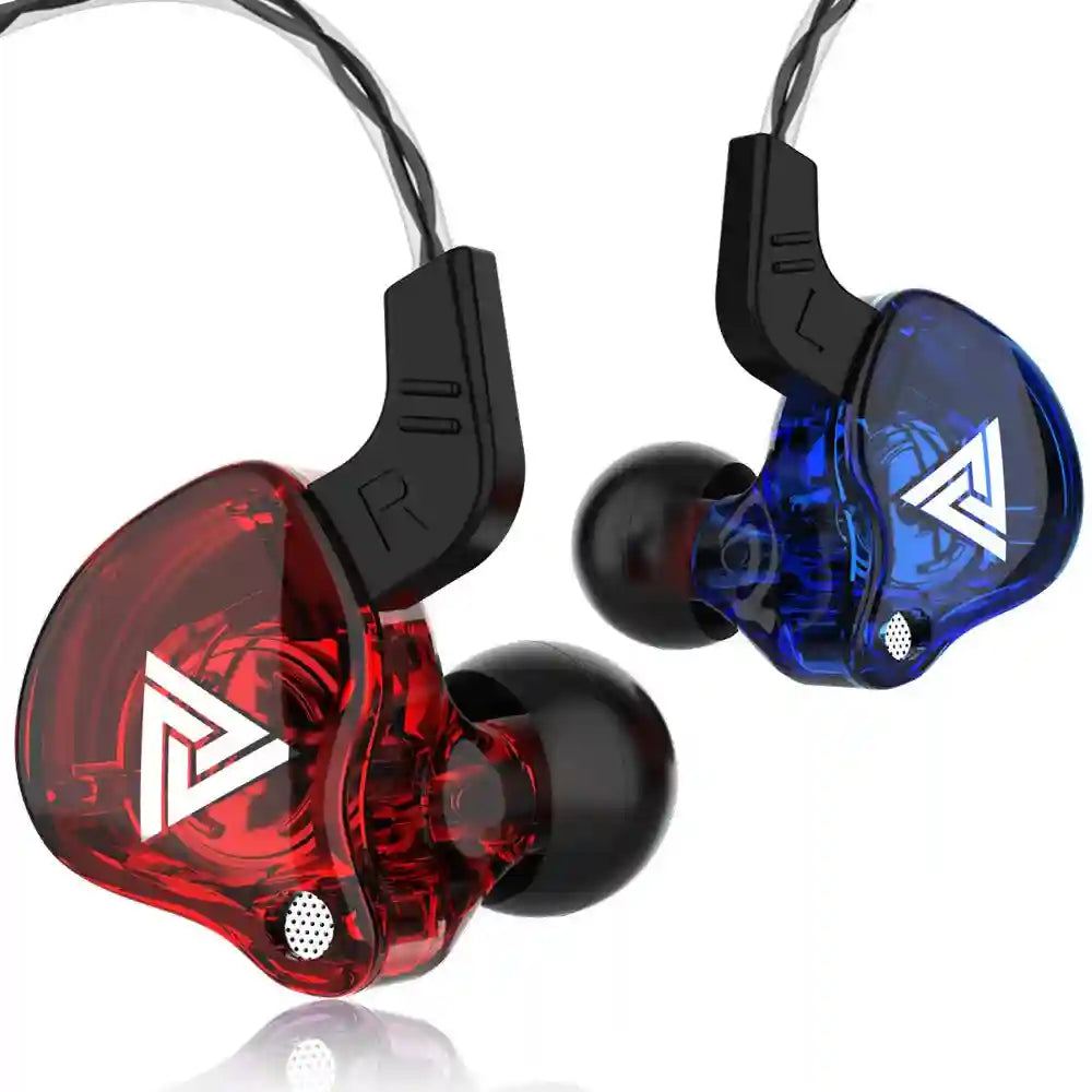 Wired In-Ear Earphones with HiFi Bass and Mic - AK6 Series AK6-Multicolor Tidesmit