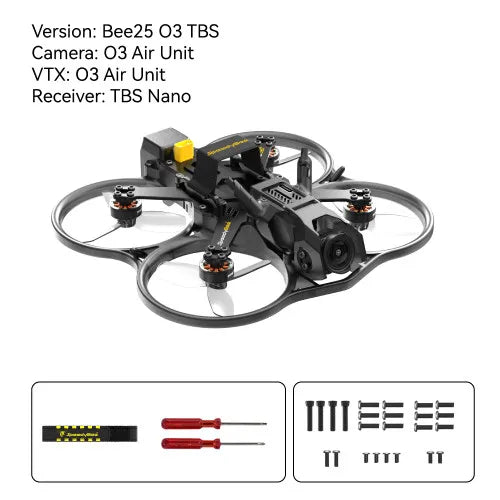 SpeedyBee Bee25 2.5-Inch FPV Cinewhoop Drone with O3 HD Air Unit O3 TBS Version Tidesmit