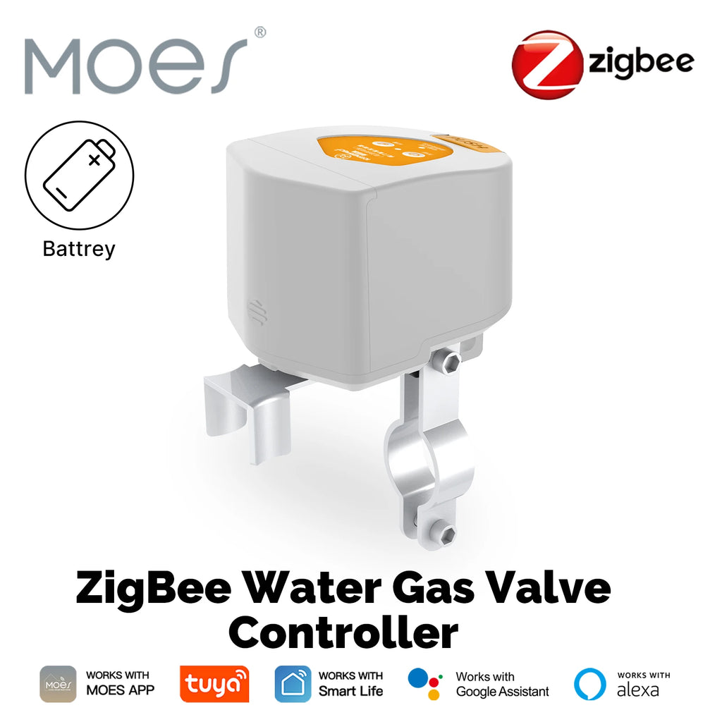 Zigbee Smart Water Valve Controller | Automatic Voice-Controlled Shut-Off Tidesmit