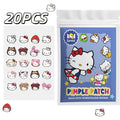 20/60PCS Sanrio Hello kitty Cartoon hydrocolloid acne patch - facial decorative sticker - covers blemishes and acne scars.
