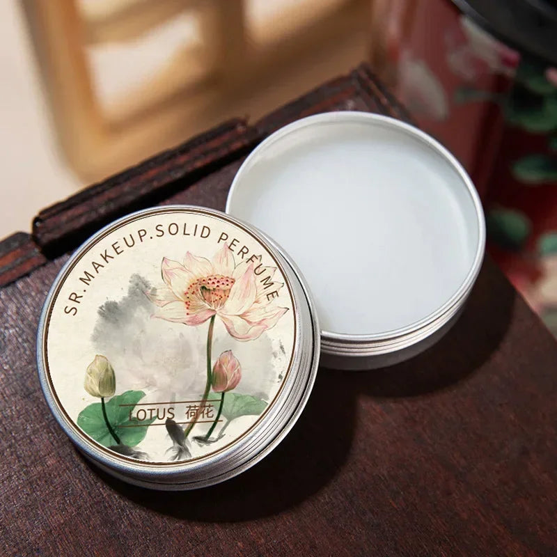 Tidesmit portable solid perfume balm for women, offering a long-lasting, fresh, and elegant floral body fragrance.