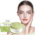 Green Tea Facial Scrub - Deep Pore Exfoliation - Natural Skin Care Scrubs Treatments 114g X 2Pcs Tidesmit