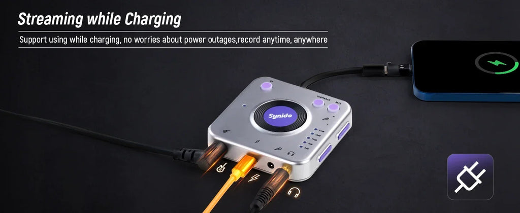 USB-C Audio Interface Live Dock A20 by Tidesmit for Pro Streaming Tidesmit