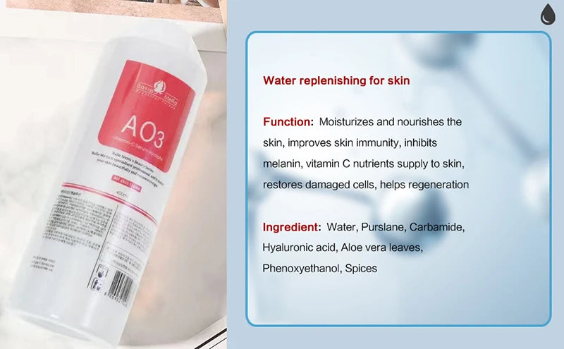 Hydra Facial Serum Kit 400ml - AS1 SA2 AO3 Aqua Peel Solutions Scrubs Treatments Tidesmit
