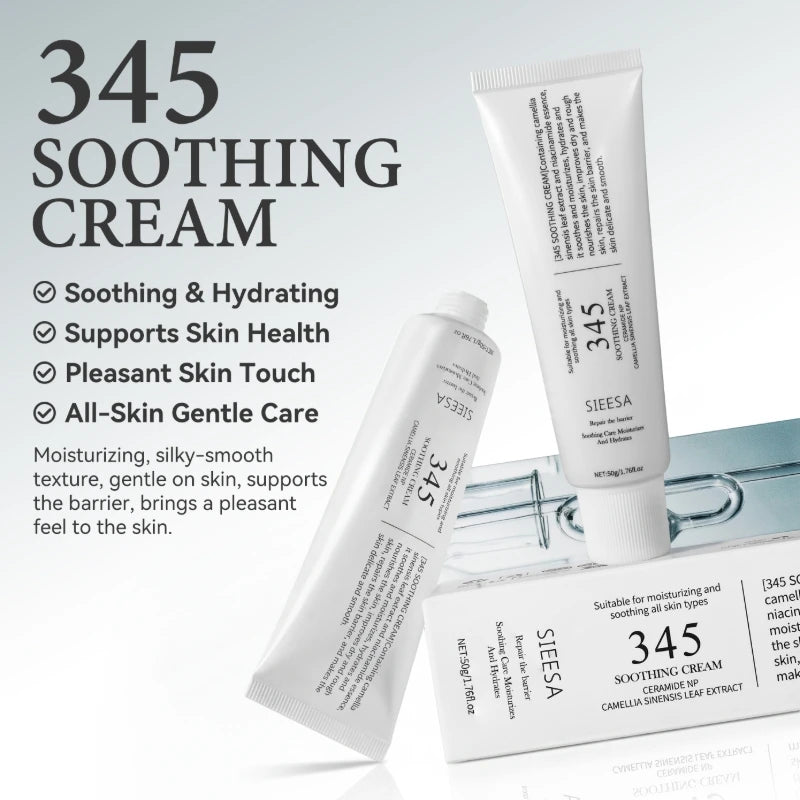345 Relief Face Cream Blemish Care Pdrn Niacinamide Relief Mist Hydration Dry Skin Soothing & Firming Eye Cream Recovery Set
