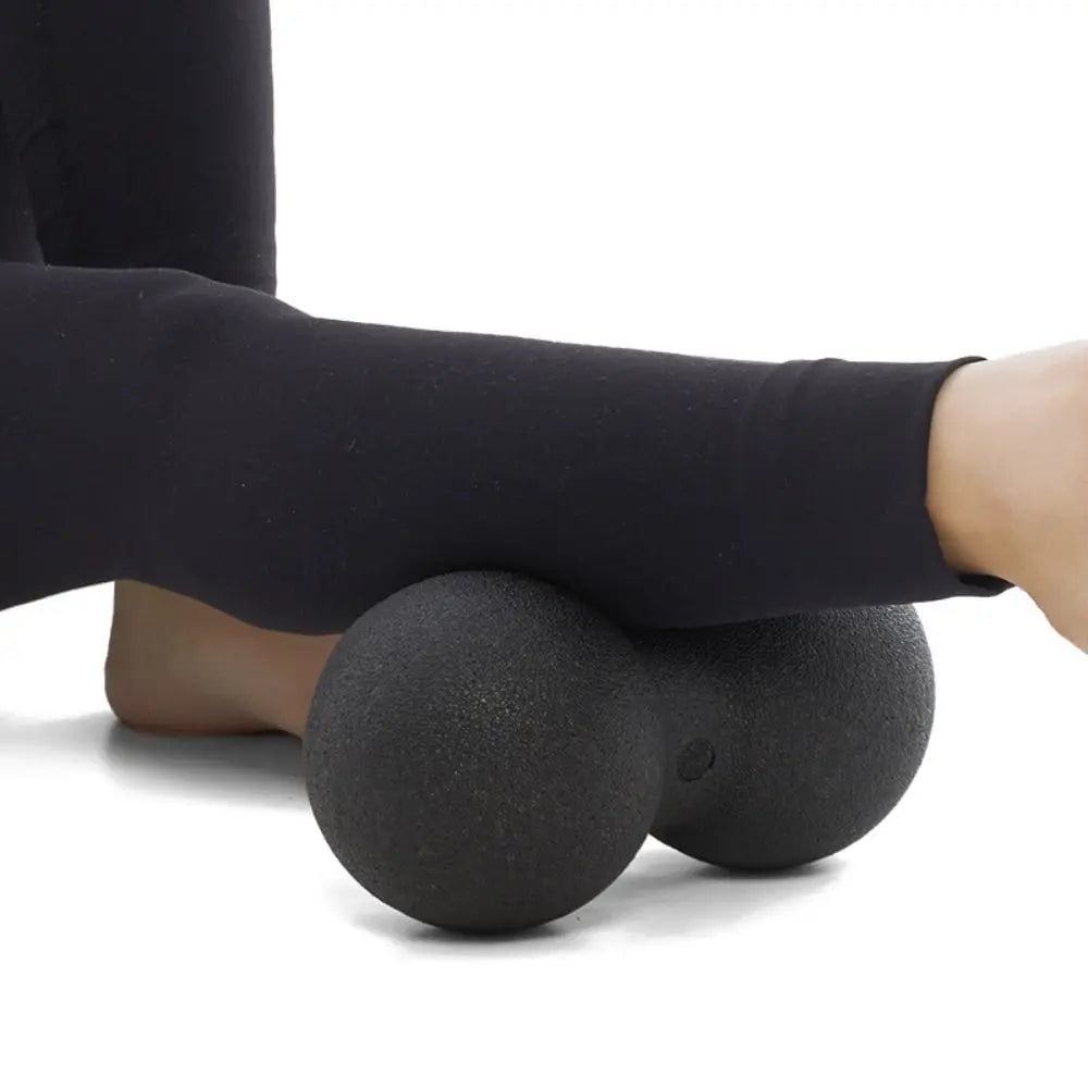 Double Lacrosse Massage Ball for Deep Tissue Myofascial Relief 12cm Back Massage Instrument Tidesmit