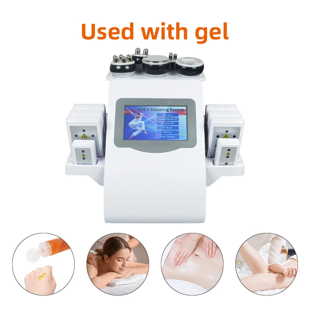 Ultrasonic Cavitation 6-in-1 Body Slimming Device - Tidesmit Body Shaping Massage Equipment Tidesmit