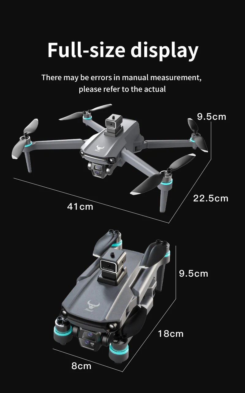 Tidesmit SG603 GPS Drone with 8K Camera, Brushless Motor & Obstacle Avoidance Tidesmit