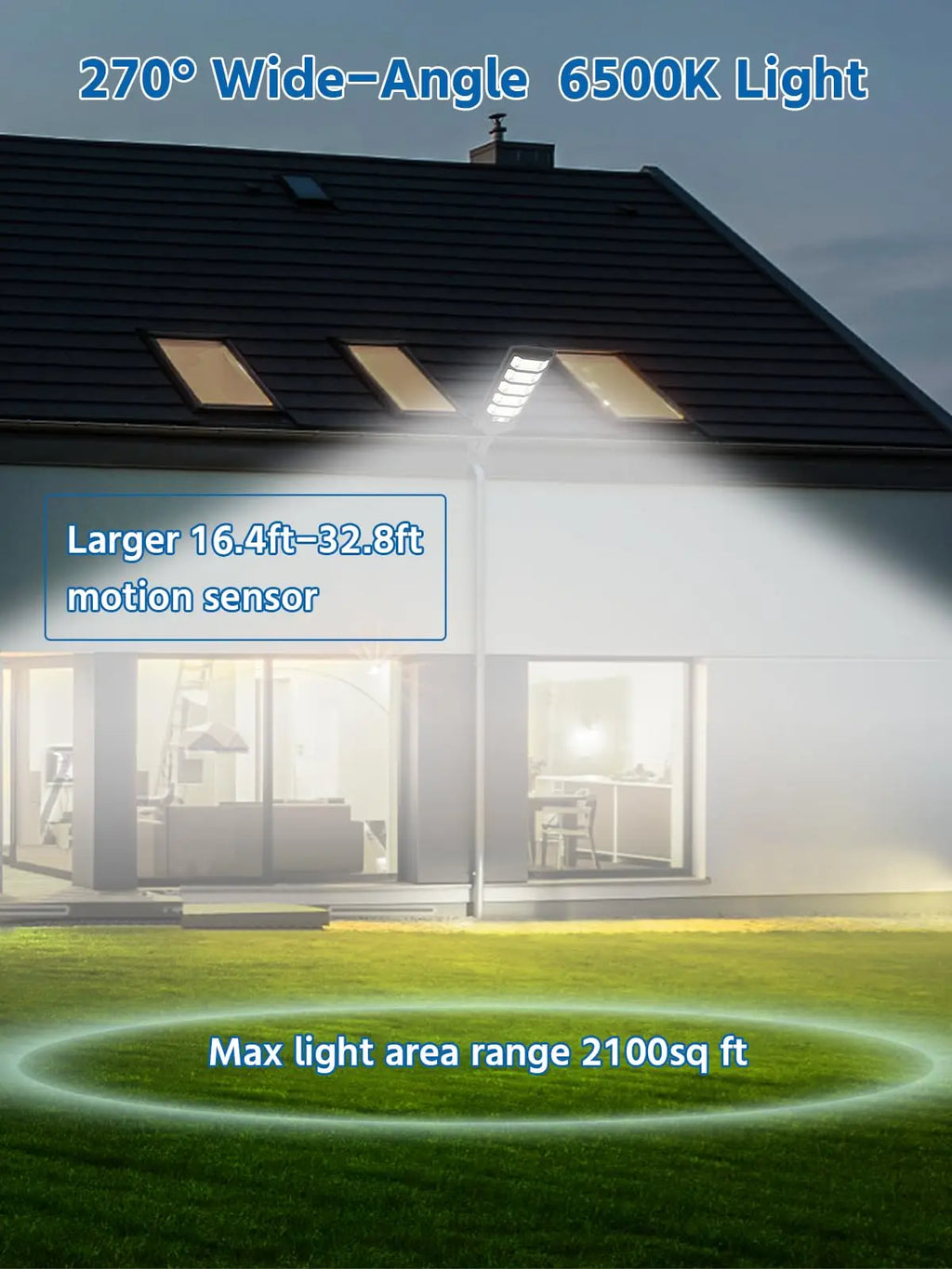 20000000LM Outdoor Solar LED Lights Ultra Bright Solar Induction Wall Lamp IP67 Waterproof Solar Garden Lamp Spotlights