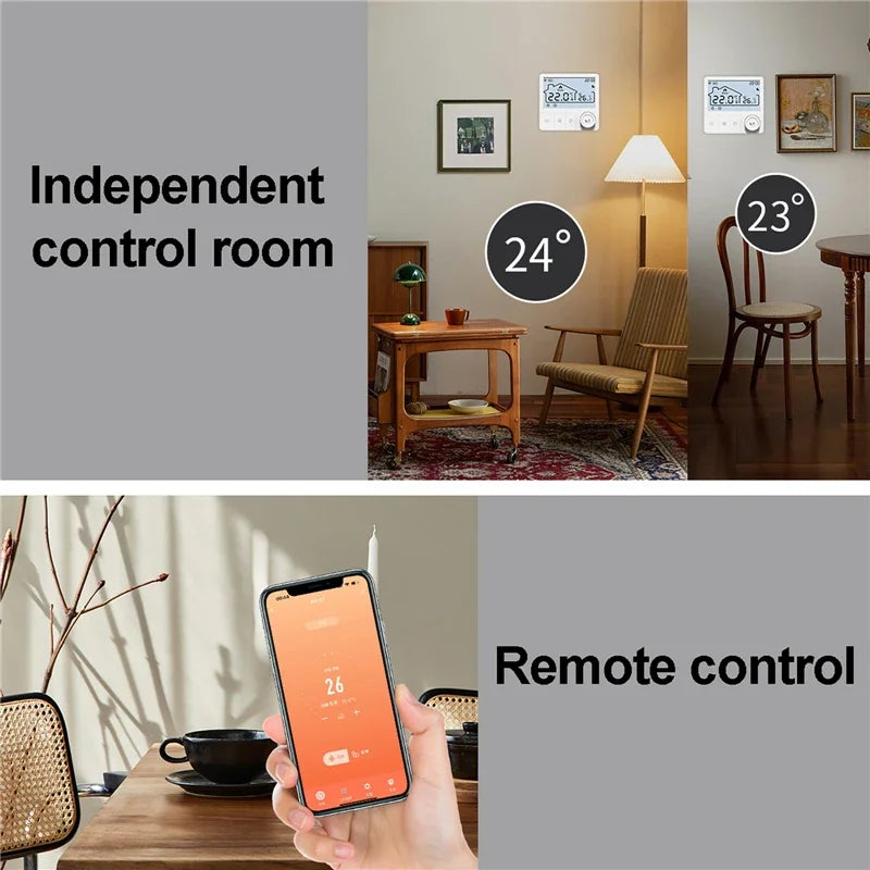 Tuya Smart Home Wifi Heating Thermostat Wireless Automatic Thermostat Wifi Thermostat Temperature Controller Alexa Google Home