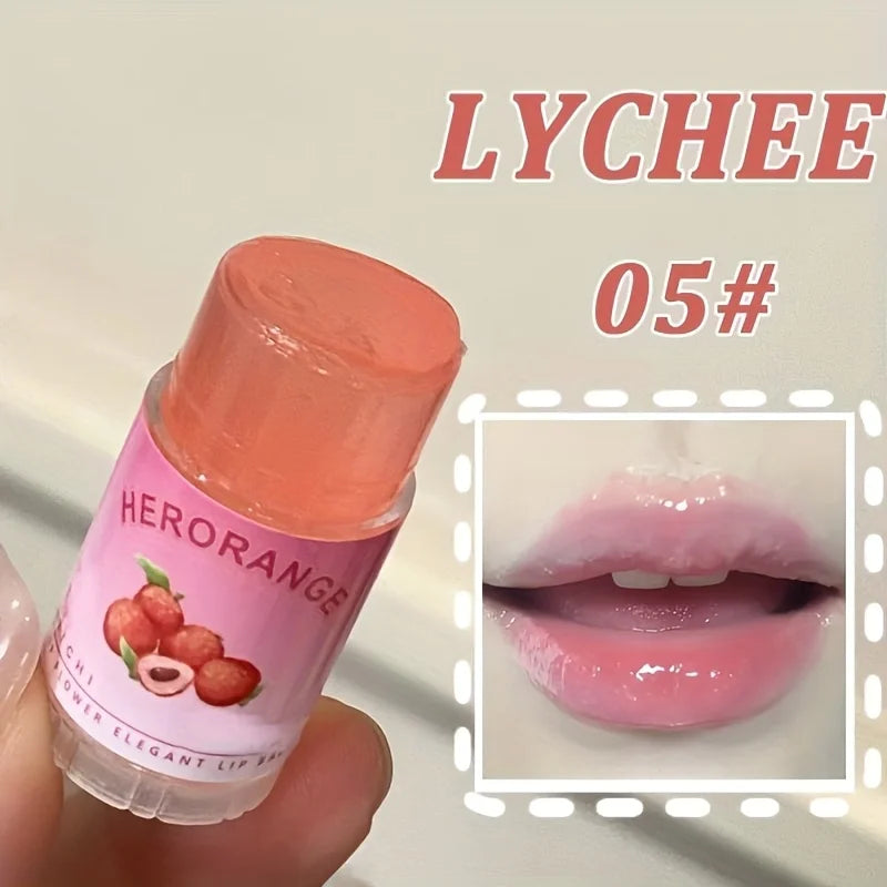 Flower Lip Balm - Moisturizing Tinted Lip Care & Hydrating Treatment Lip Care 05 1.8g Tidesmit