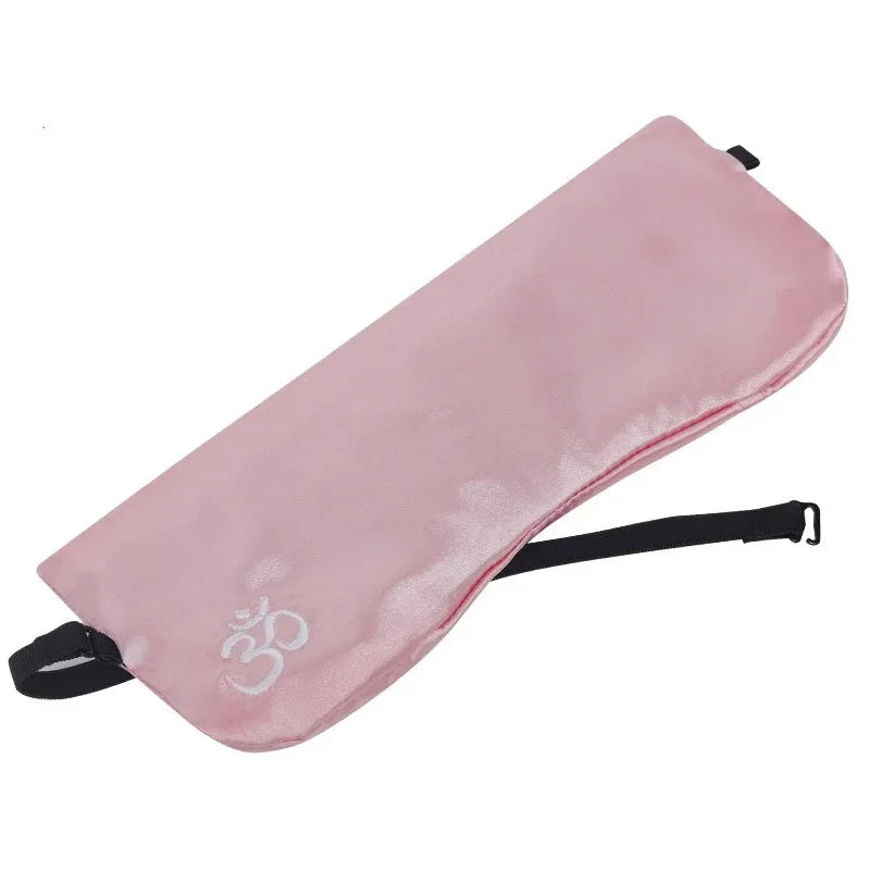 Lavender Eye Pillow for Relaxation Yoga Sleep Weighted Eye Mask for Headache Sinus, Aromatherapy Moist Heat Compress