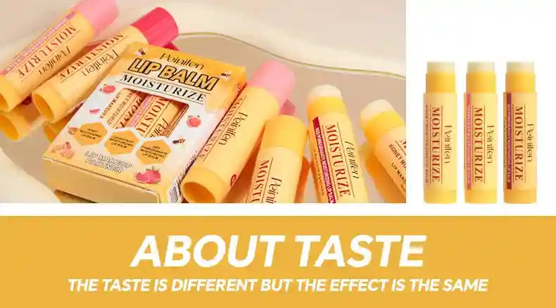 Natural Lip Balm Set: Moisturizing Plant-Based Lip Treatment - 3 Pack Lip Care Tidesmit