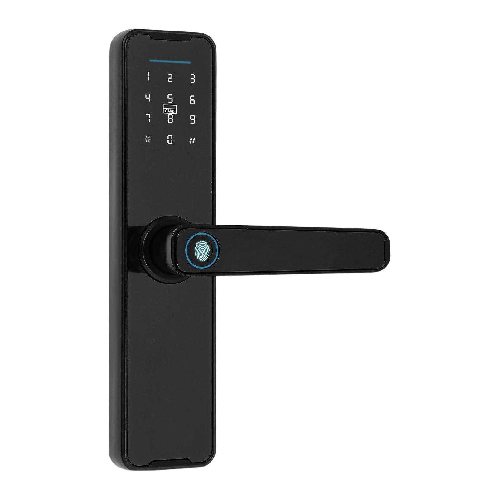 Intelligent Door Lock, Fingerprint Door-lock for Tuya APP, USB Smart Lock Remote Access Unlocking for Homes, Hotels