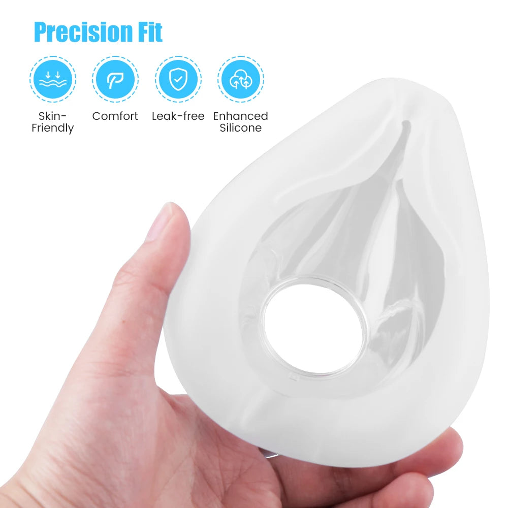 2/1pcs CPAP Mask AirFit F20 Masks Full Face Replacement Cushion, Reliable Seal & Softer Fit, Compatible with Resmed Airfit F20