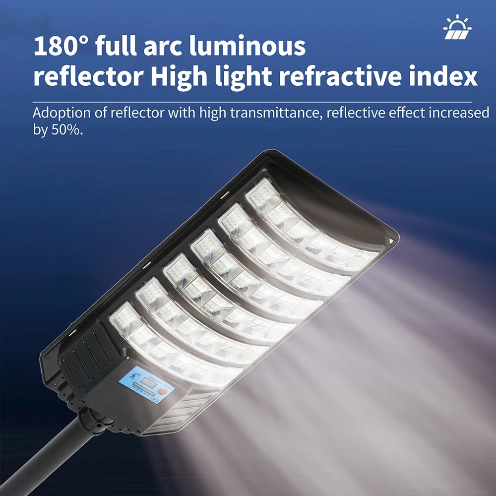 New 288 LED Solar Outdoor Street Light, with Motion Sensor Super Bright Wall Lamp Waterproof Solar Light for Garden Street Patio
