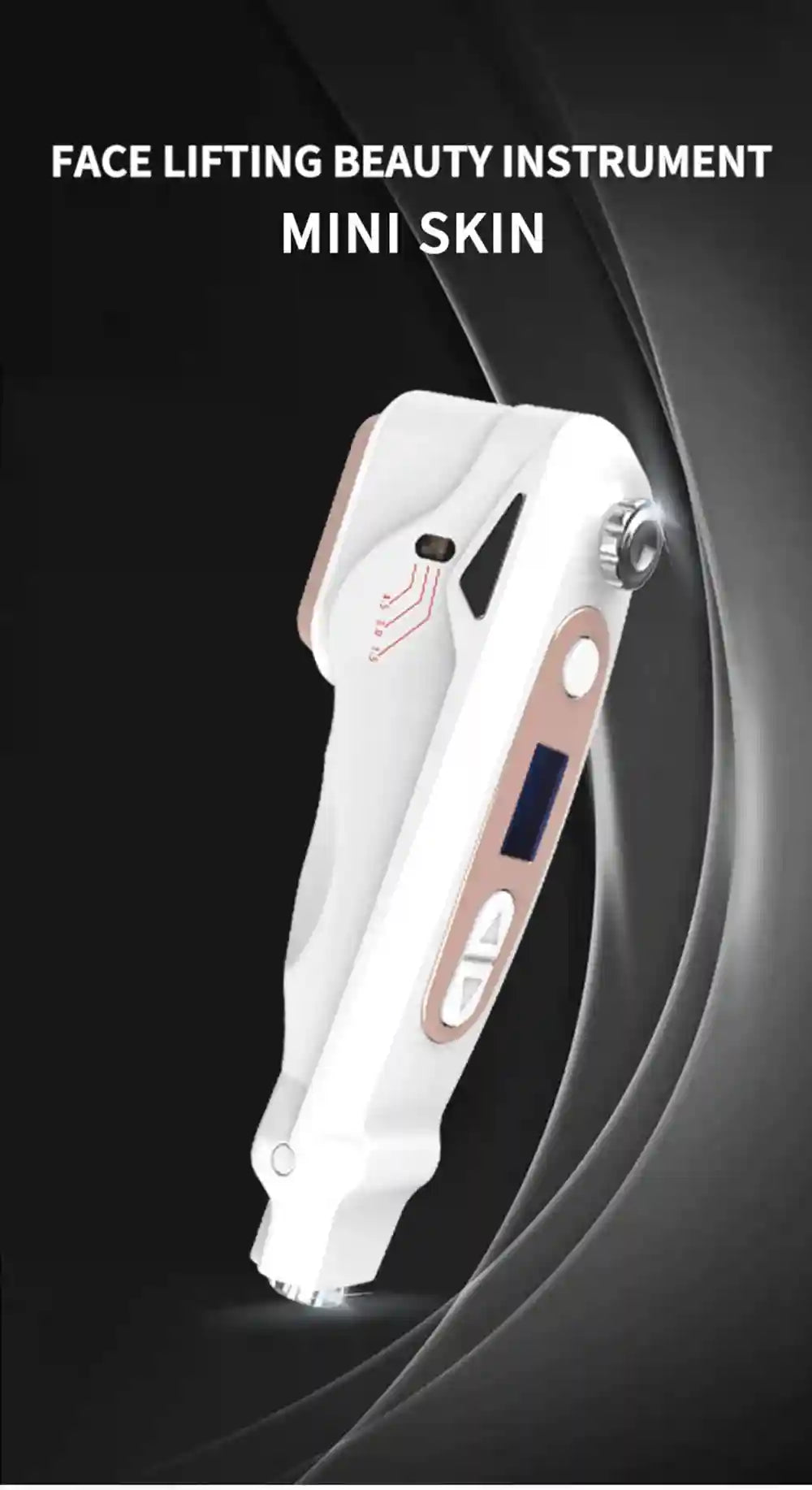 Mini Hifu Facial Machine for Skin Tightening and Wrinkle Reduction Eye Massage Instrument Tidesmit