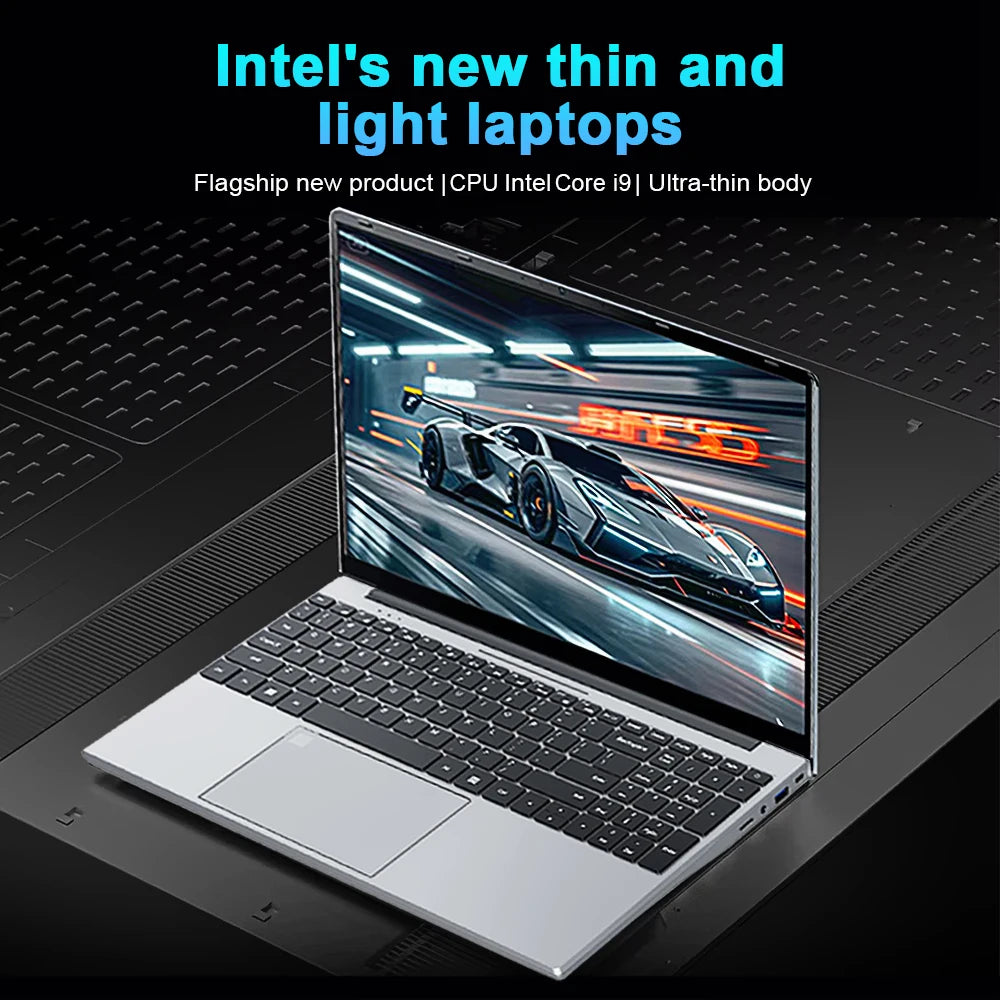 15.6"Laptop Bag Intel Core i9 10980HK Windows 11 Gaming PC 16GB RAM Computer 1TB 2TB SSD Fingerprint Unlock Backlight 4K Laptops