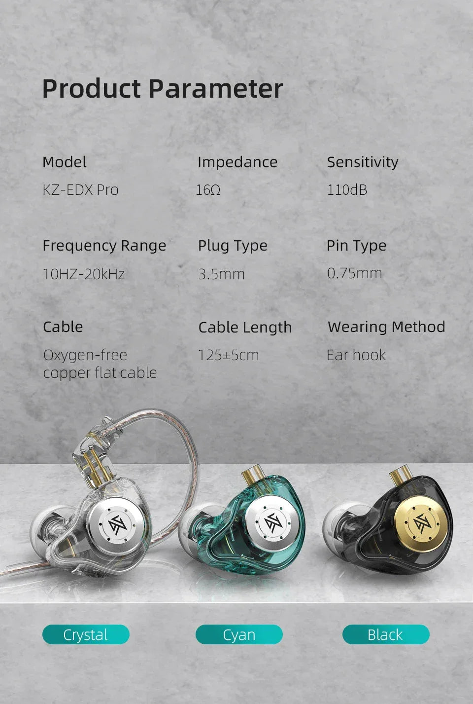 Tidesmit Wired Hi-Fi Dual Dynamic Driver Earbuds Noise Isolating Tidesmit