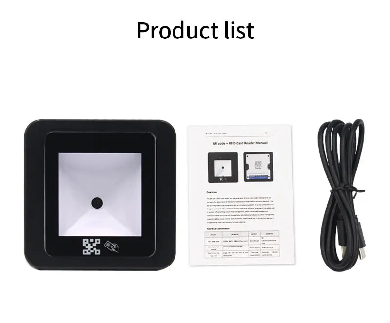 Embedded Barcode Scanner RS232 RS485 USB Wired Scanning Module RFID Card Reader High Speed QRcode USB Connect for 1D 2D QR Code