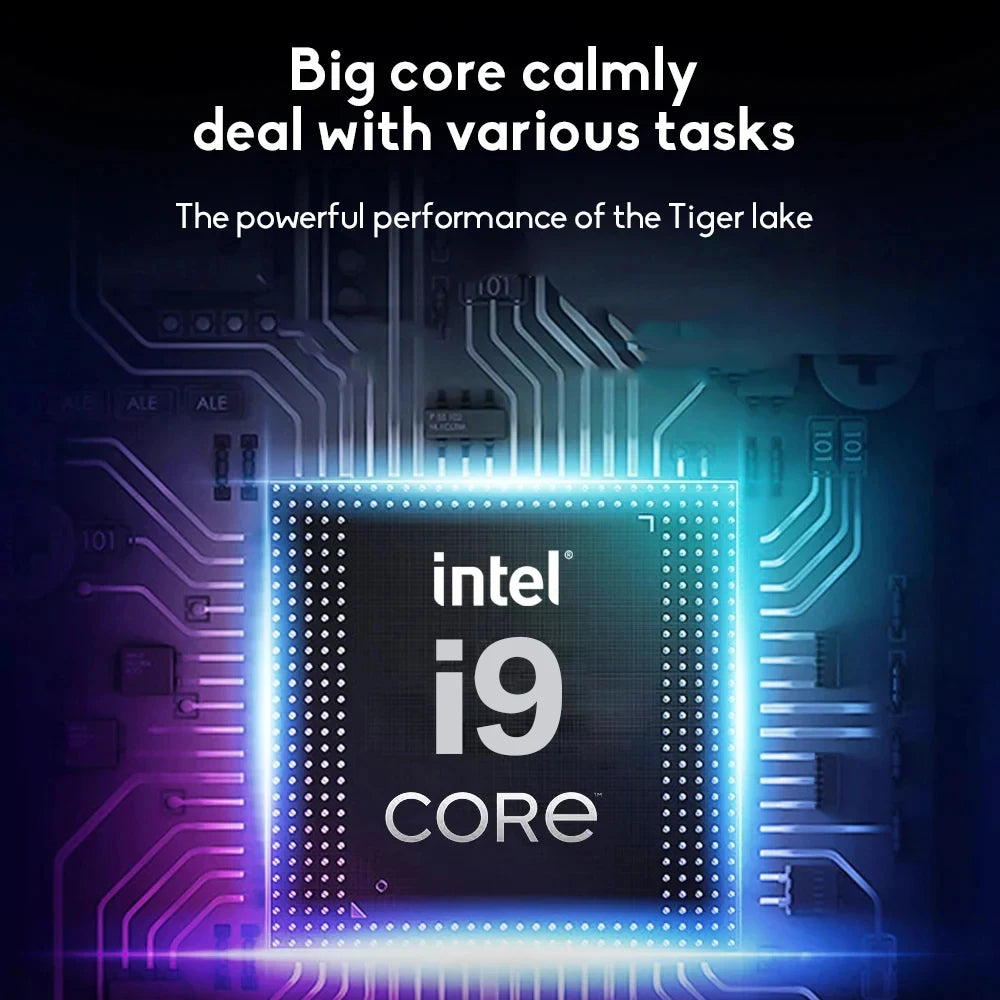 2026 14.1" Portable Windows 11 Laptop Intel Core i9 10980HK Computer 4K Screen 16GB RAM 1TB 2TB SSD Gaming laptops Laptop Bag