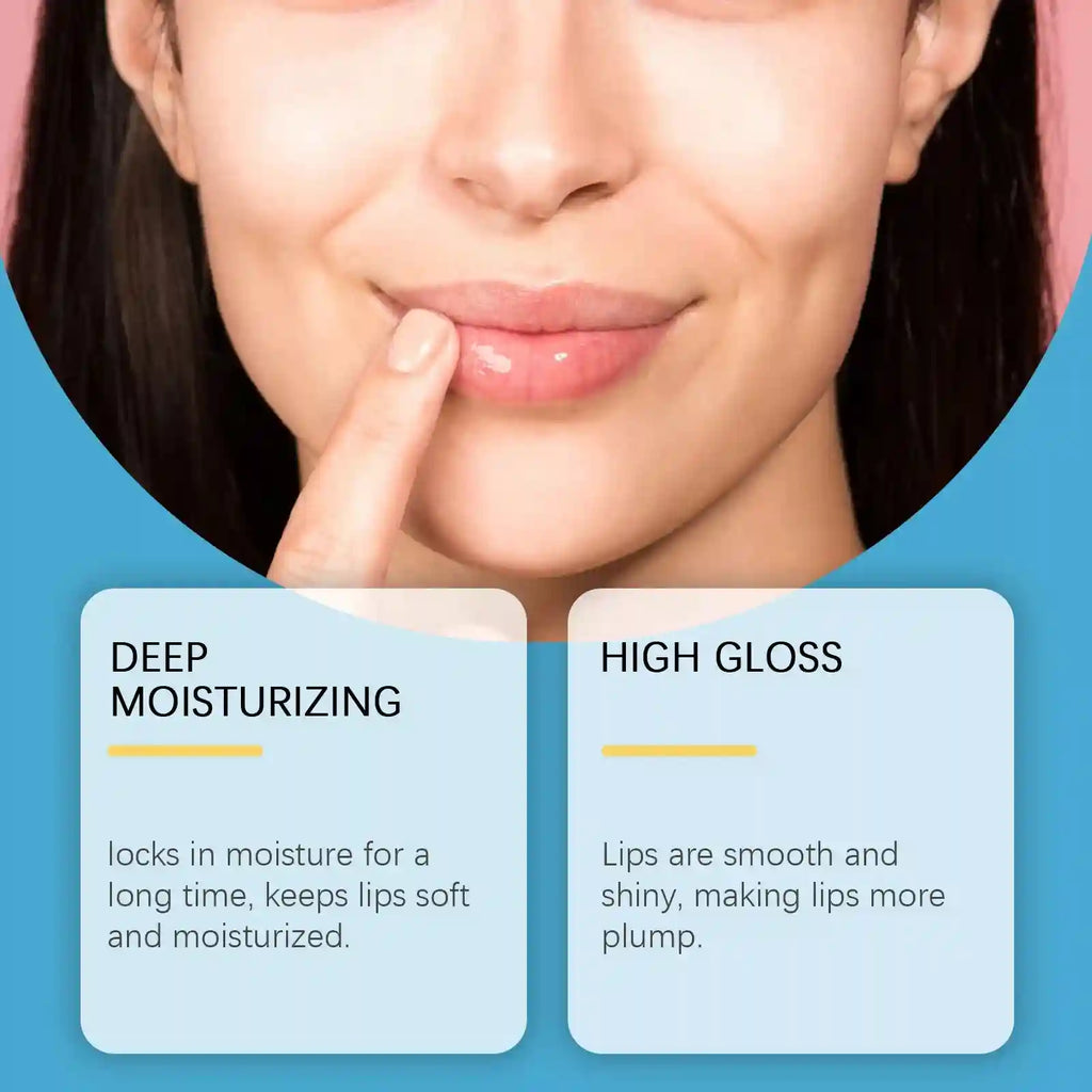 Plumping Lip Oil Moisturizing Gloss – Hydrating Lip Treatment by Tidesmit Lip Care Tidesmit