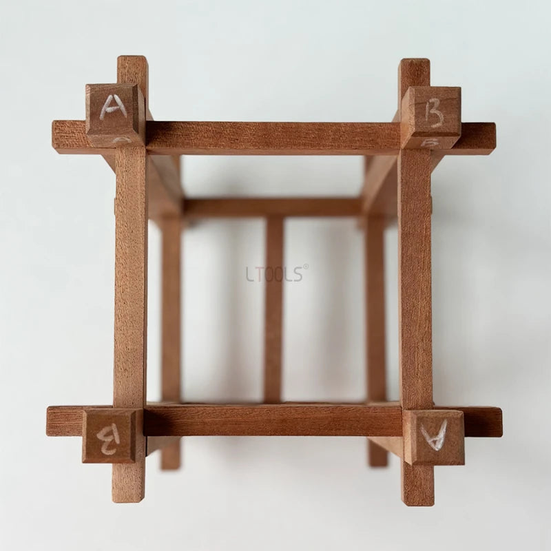 Woodworking Inclined Edge Angle Shovel Platform Beech Wood Group Craftsmanship Material Package Beginner's Tool Kit Hand Tools