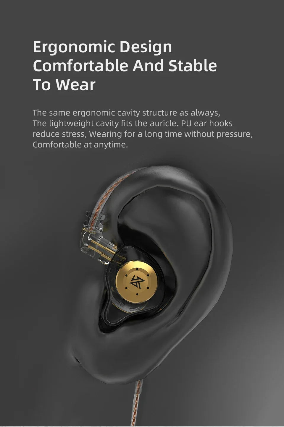 KZ EDX pro Earphones Bass In Ear Monitor Headphones Sport Noise Cancelling HIFI Headset New Arrival! Tidesmit