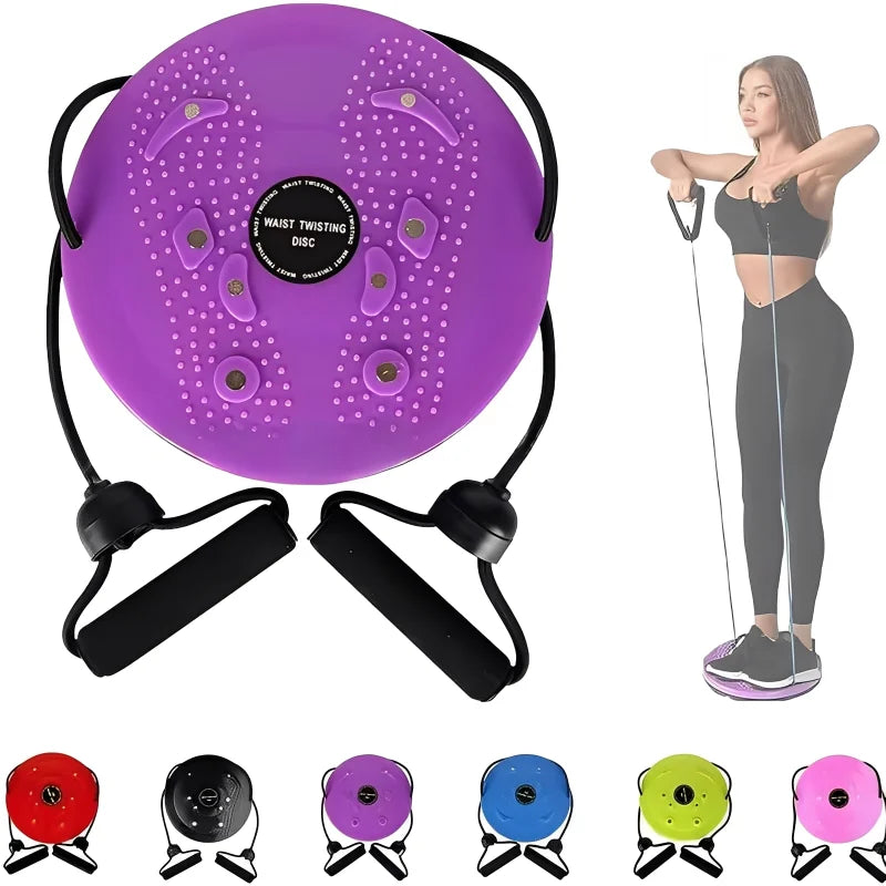 Waist Twisting Disc with Resistance Bands - Tidesmit Body Shaping Body Shaping Massage Equipment Tidesmit