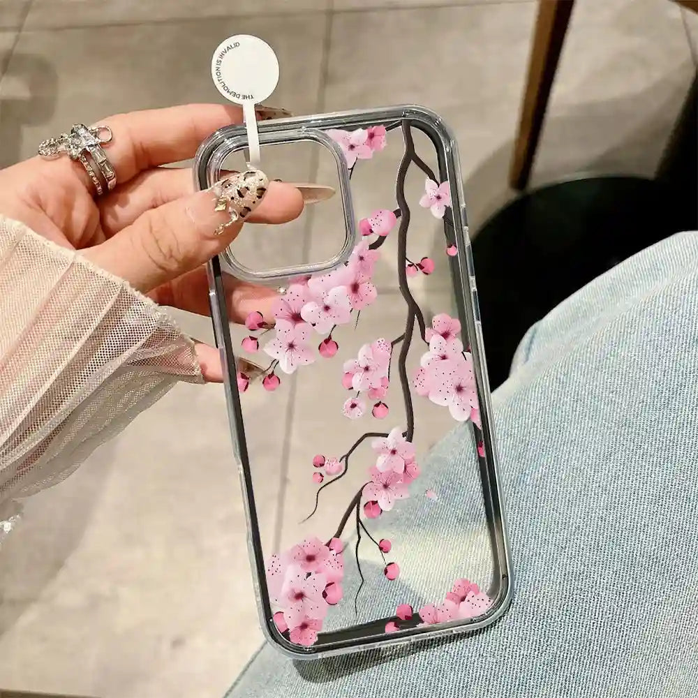 Floral iPhone 15 Pro Case - Slim Shock-Absorbing Cover with Drop Protection 1NG36 Tidesmit