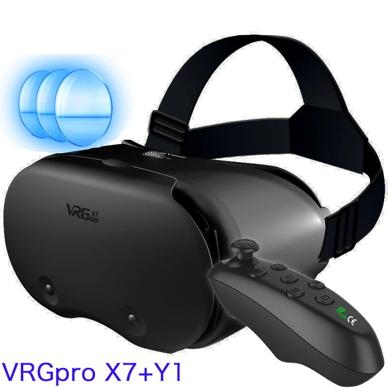 VR Headset for Smartphone 5-7 Inch - Immersive 3D Glasses X7/Y1 Series X7 and Y1 Tidesmit