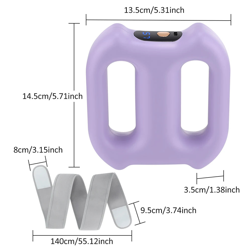Fascia Gun Portable Deep Tissue Massager Belt - Purple | Tidesmit Fascia Gun Tidesmit