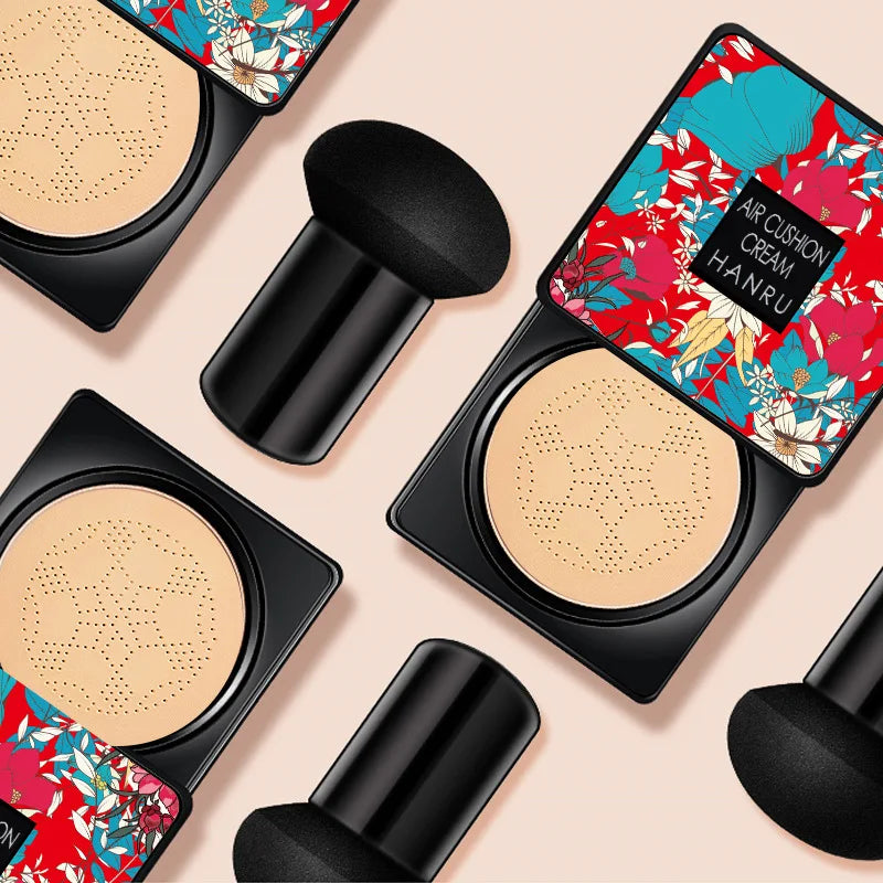 Tidesmit Mushroom Air Cushion BB cream texture swatch for nourishing face makeup and flawless moisturizing coverage