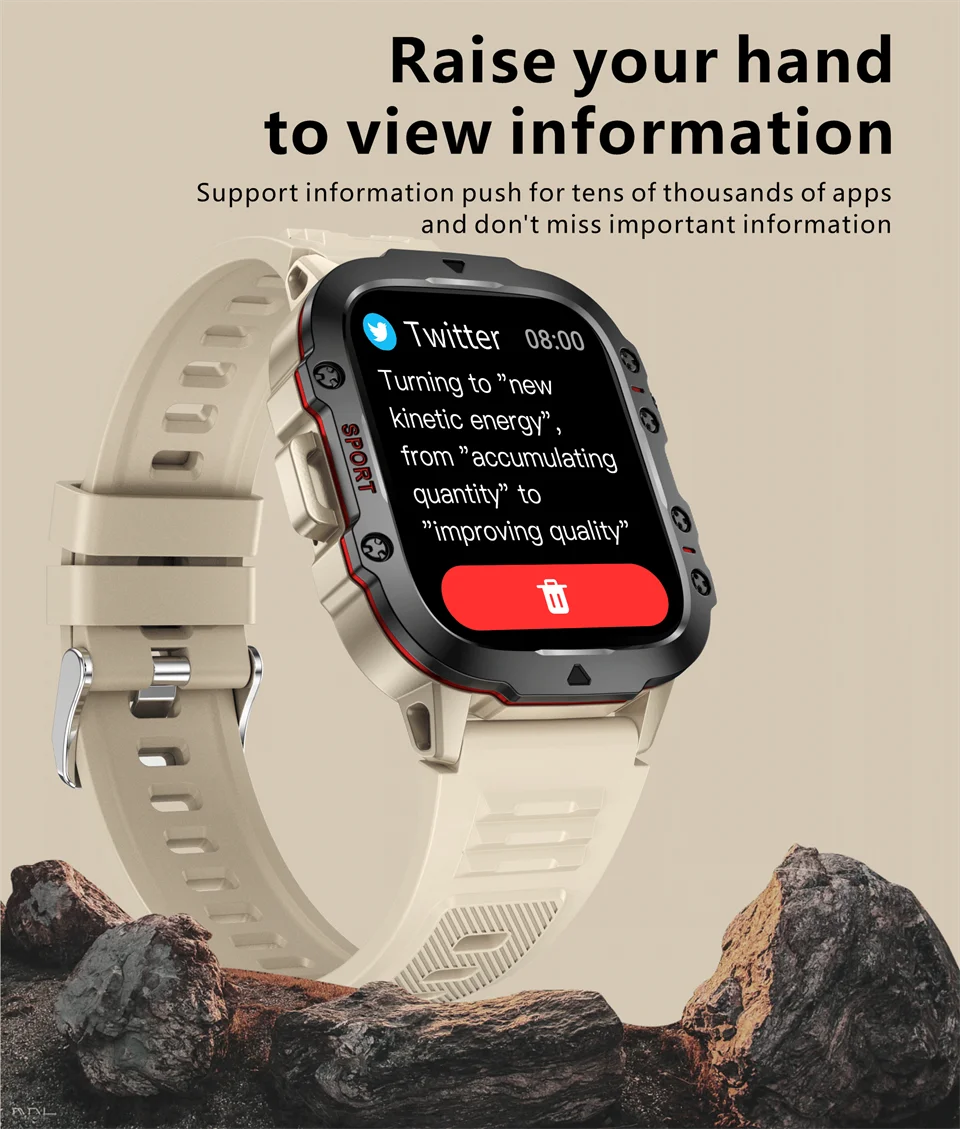 New Smart Watch For Men Women Bluetooth Call Heart Rate Sleep Monitoring 3ATM Waterproof Sport Smartwatch For Android IOS 2026