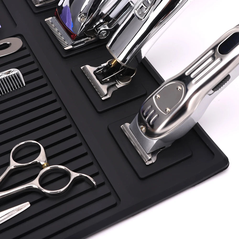 Magnetic Barber Tool Tray Heat Resistant Silicone Pad - Tidesmit Massage Chairs Tidesmit