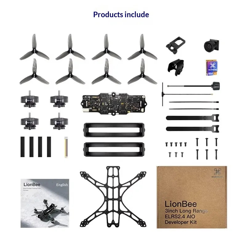 3 Inch FPV Micro Drone Kit with Long Range ELRS 2.4G and GPS Tidesmit