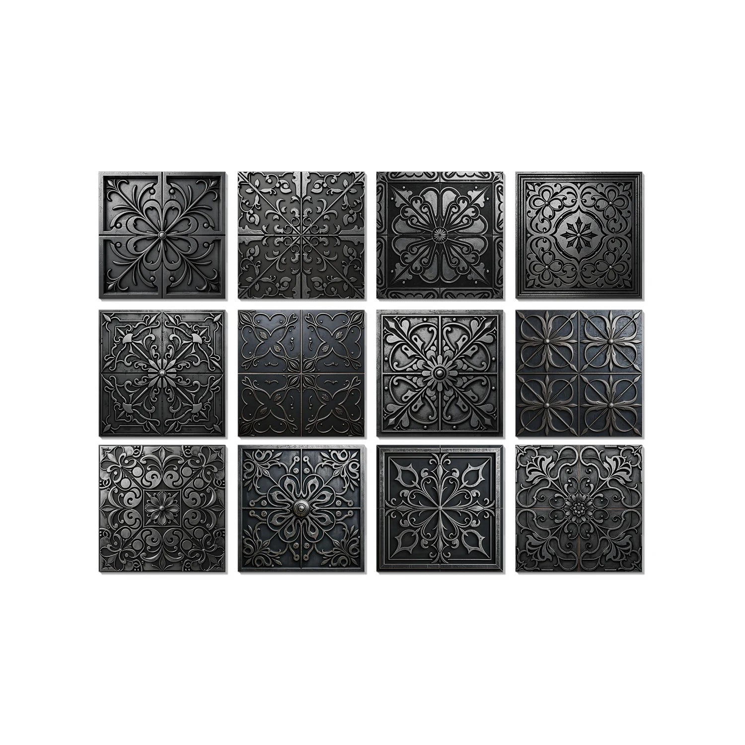 Classic Tile Self-adhesive Wallpaper, Waterproof Thickened PE Foam Wall Sticker for Bedroom, Bathroom, Kitchen, Tile Sticker
